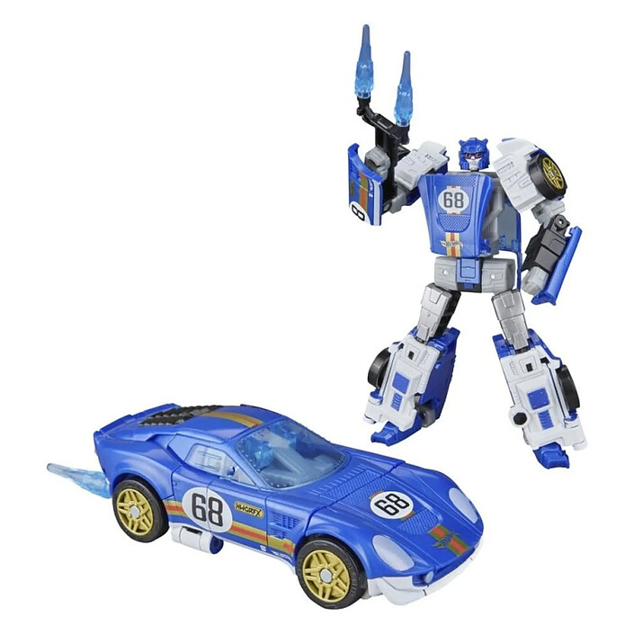 Transformers X Hot Wheels Collaborative - Figurine Deluxe Class El Segundo Coupe 13 cm pas cher
