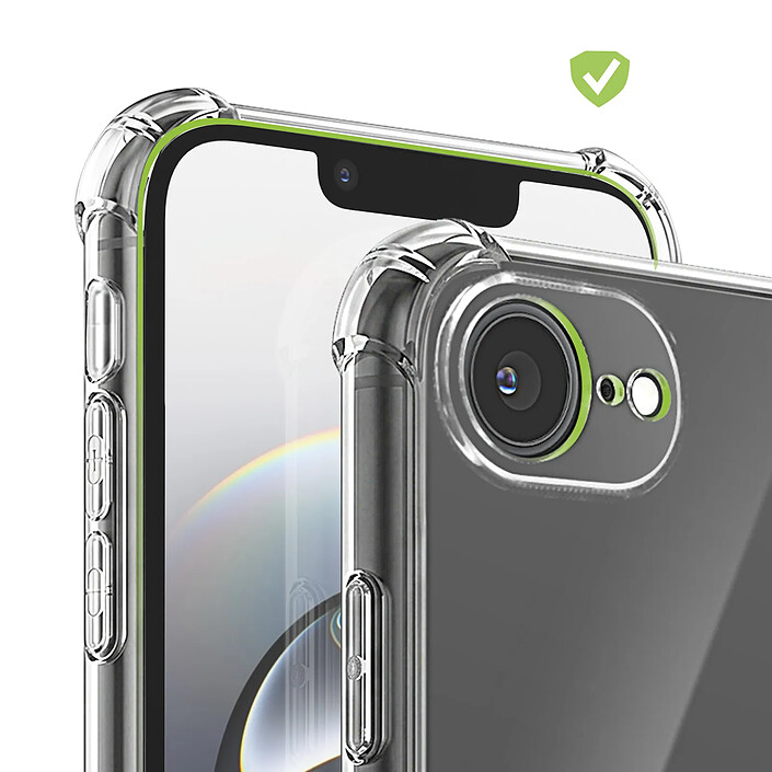 Acheter Mayaxess Coque pour iPhone 16e Protection Antichoc avec Coins Renforcés Transparent