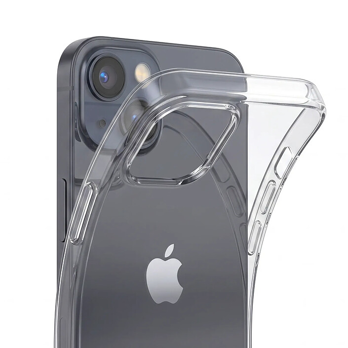 Mayaxess Coque pour iPhone 14 en Silicone Souple Protection Antichocs Transparent pas cher