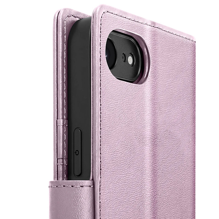Acheter Mayaxess Étui Portefeuille pour iPhone 16e Protection Anti-RFID avec Coque Détachable Rose champagne