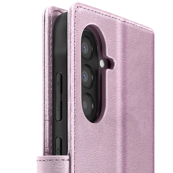 Acheter Mayaxess Étui Portefeuille pour Samsung Galaxy A56 Anti-RFID avec Coque Détachable Rose champagne
