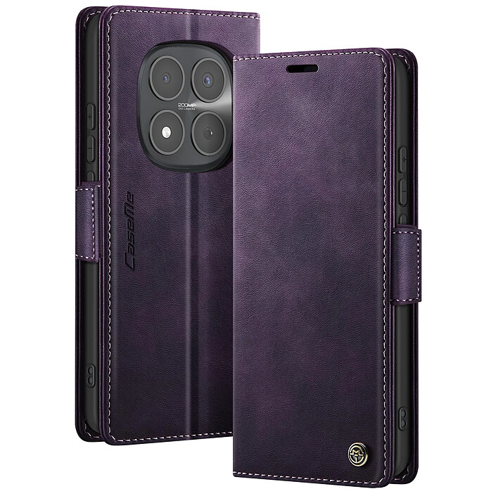 Avizar Étui Portefeuille Vintage pour Redmi Note 15 Pro 5G Collection CaseMe Anti-RFID