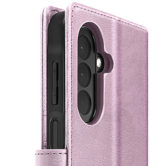 Acheter Mayaxess Étui Portefeuille pour Galaxy A27 Protection Anti-RFID avec Coque Détachable Rose champagne