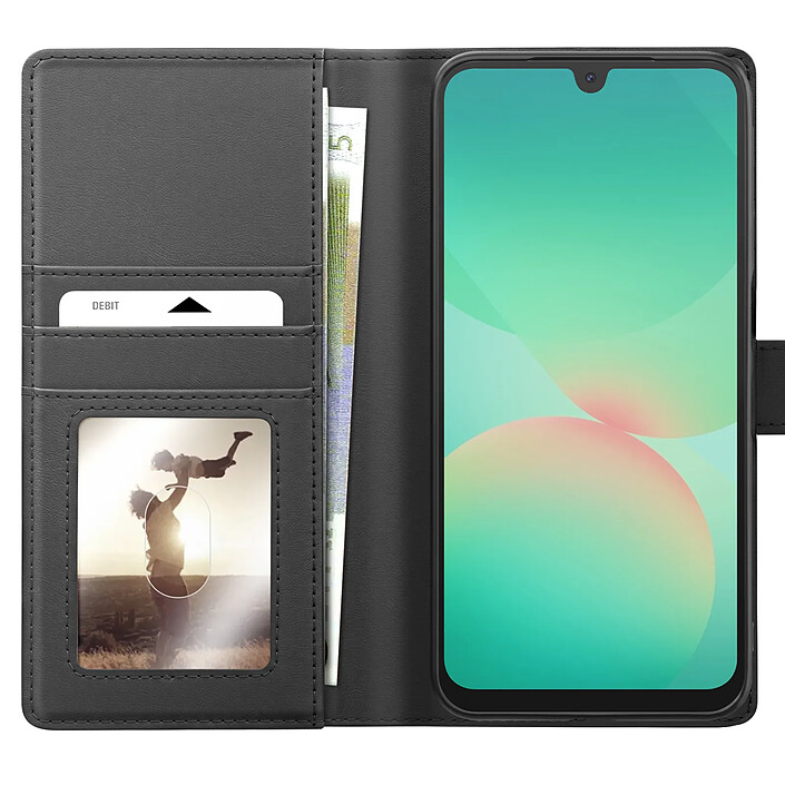 Mayaxess Étui Portefeuille pour Samsung Galaxy A27 Protection Anti-RFID Coque Détachable Noir pas cher