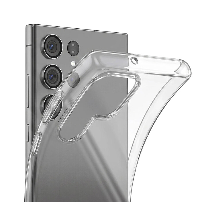 Acheter Mayaxess Coque pour Galaxy S23 Ultra Protection Souple en Silicone Gel Transparent