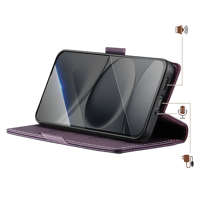 Avis Avizar Étui Portefeuille Vintage pour Redmi Note 15 Pro 5G Collection CaseMe Anti-RFID