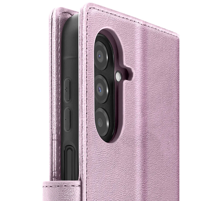 Acheter Mayaxess Étui Portefeuille pour Galaxy A26 Protection Anti-RFID avec Coque Détachable Rose champagne