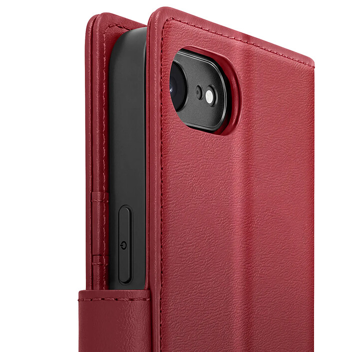 Acheter Mayaxess Étui Portefeuille pour iPhone 16e Protection Anti-RFID avec Coque Détachable Rouge