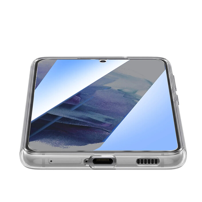 Mayaxess Pack de Protection pour Galaxy S21 avec Coque et Verre Trempé Résistants Transparent pas cher