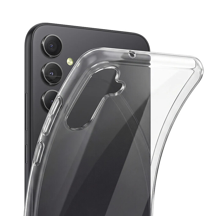 Acheter Mayaxess Pack de Protection pour Galaxy A34 5G avec Coque et Verre Trempé Renforcés Transparent