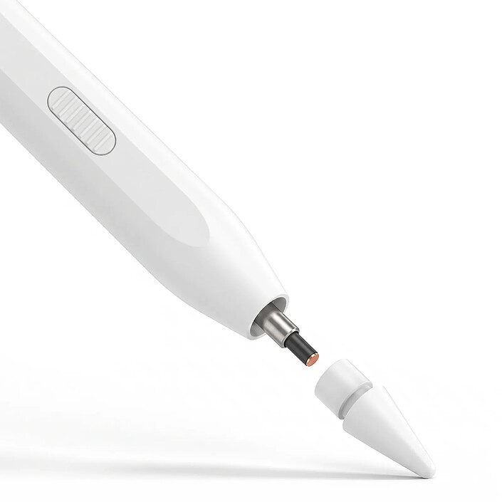 Remax Stylet Tactile Bluetooth Magnétique pour iPad 2018 à 2024 avec Rejet de Paume Blanc pas cher