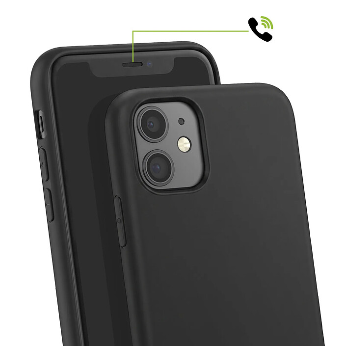 Avis Mayaxess Coque pour iPhone 11 en Silicone Souple Protection Sobre et Antichoc Noir
