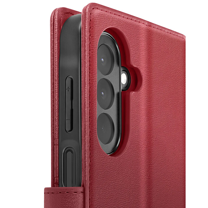 Acheter Mayaxess Étui Portefeuille pour Samsung Galaxy A27 Protection Anti-RFID Coque Détachable Rouge