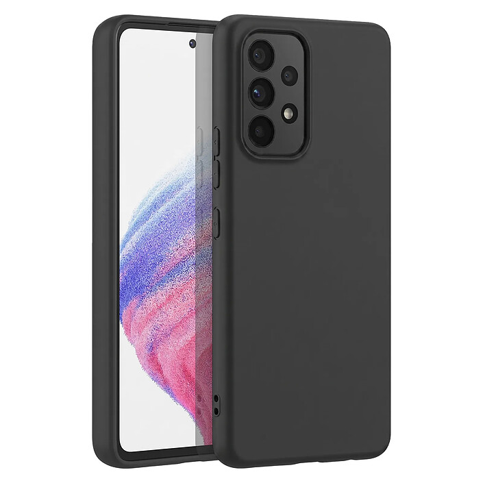 Mayaxess Coque pour Galaxy A53 5G Protection Sobre et Antichoc en Silicone Noir