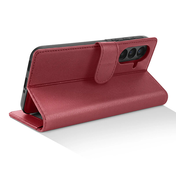 Avis Mayaxess Étui Portefeuille pour Samsung Galaxy A37 Anti-RFID avec Coque Détachable Rouge