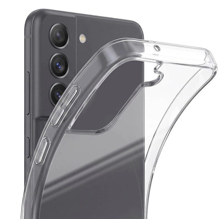 Acheter Mayaxess Pack Protection pour Galaxy S21 FE avec Coque et Verre Trempé 9H Antichoc Transparent