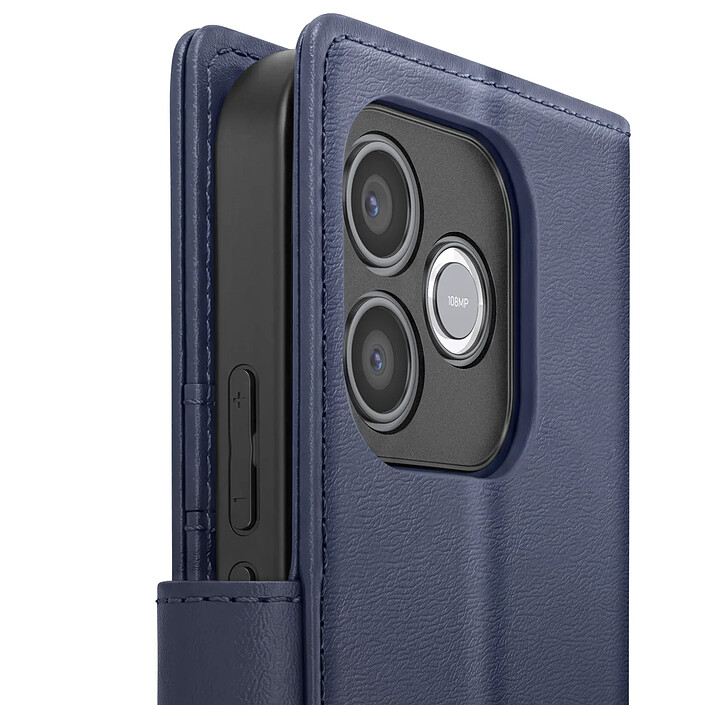 Acheter Mayaxess Étui Portefeuille pour Honor 600 Lite Protection Anti-RFID avec Coque Détachable Bleu nuit