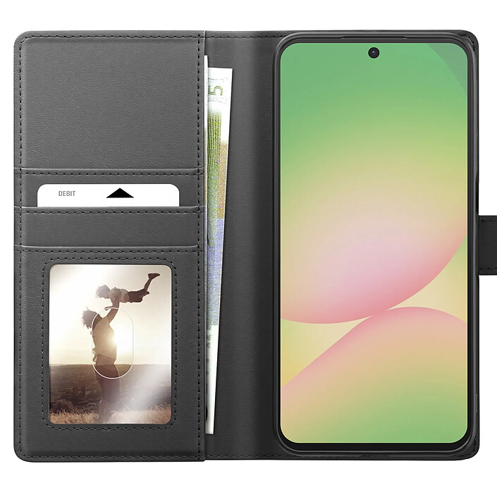 Mayaxess Étui Portefeuille pour Galaxy A56 Protection Anti-RFID avec Coque Détachable Noir pas cher
