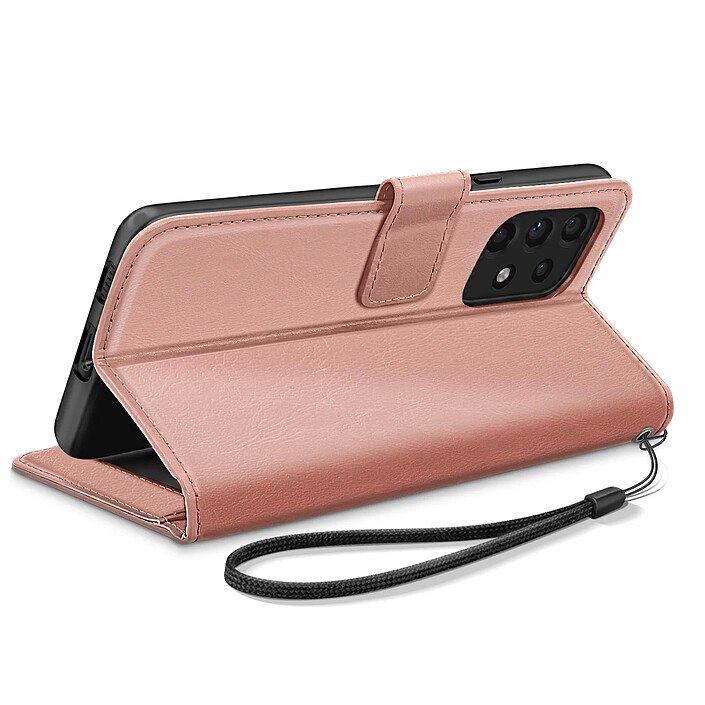 Acheter Mayaxess Étui Portefeuille pour Samsung Galaxy A53 5G avec Dragonne et Support Vidéo Rose gold