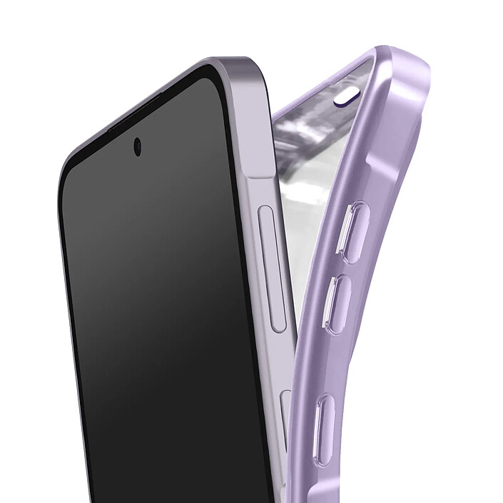 Avizar Coque pour Galaxy A57 MagSafe Souple Antichocs avec Contour Chromé pas cher