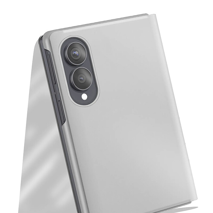 Avis Avizar Étui Clapet Miroir pour Galaxy Z Fold8 Effet Cuir avec Support Mains-Libres