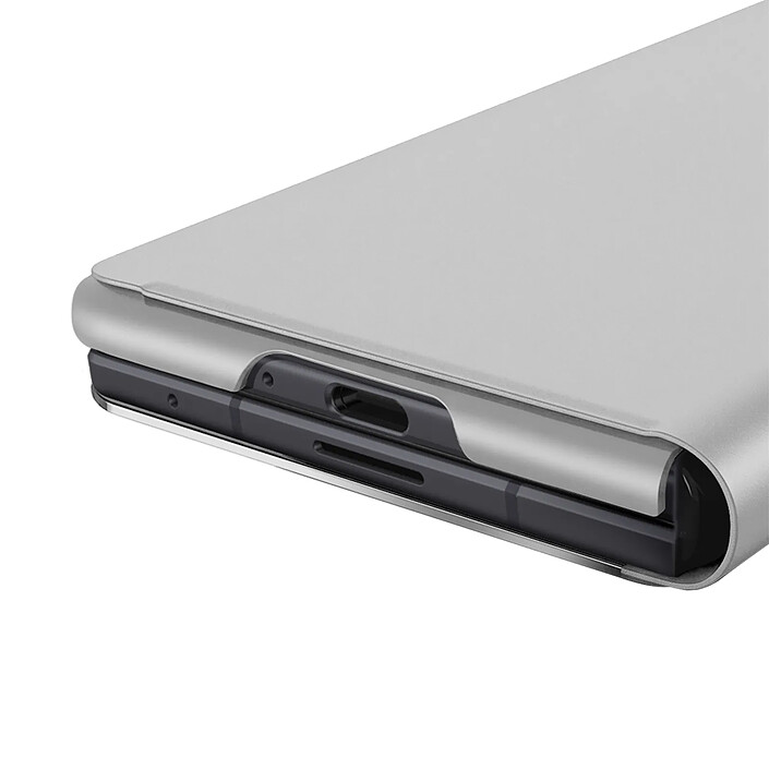 Avizar Étui Clapet Miroir pour Galaxy Z Fold8 Ultra Effet Cuir avec Support Mains-Libres pas cher