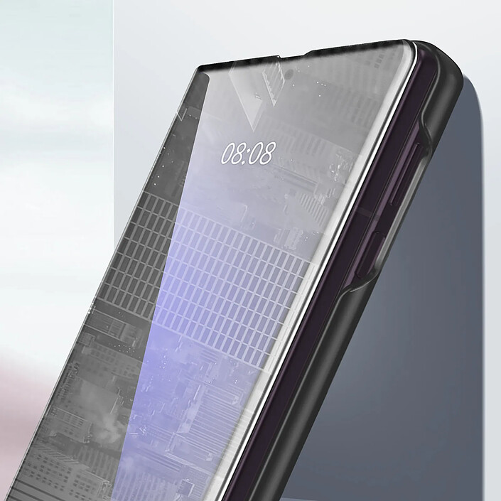 Acheter Avizar Étui Clapet Miroir pour Galaxy Z Fold8 Effet Cuir avec Support Mains-Libres