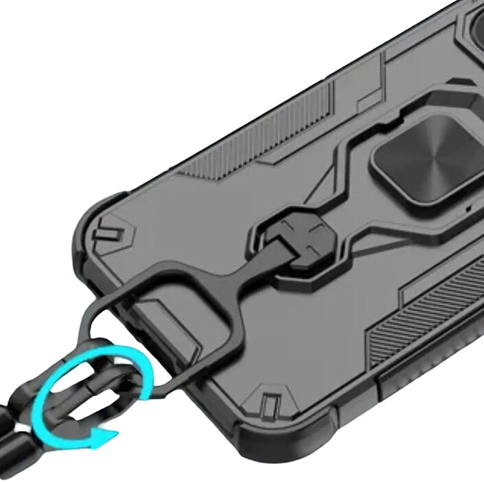 Avizar Coque pour Oppo Reno 16F / 16 FS Antichoc avec Anneau Magnétique Support pas cher