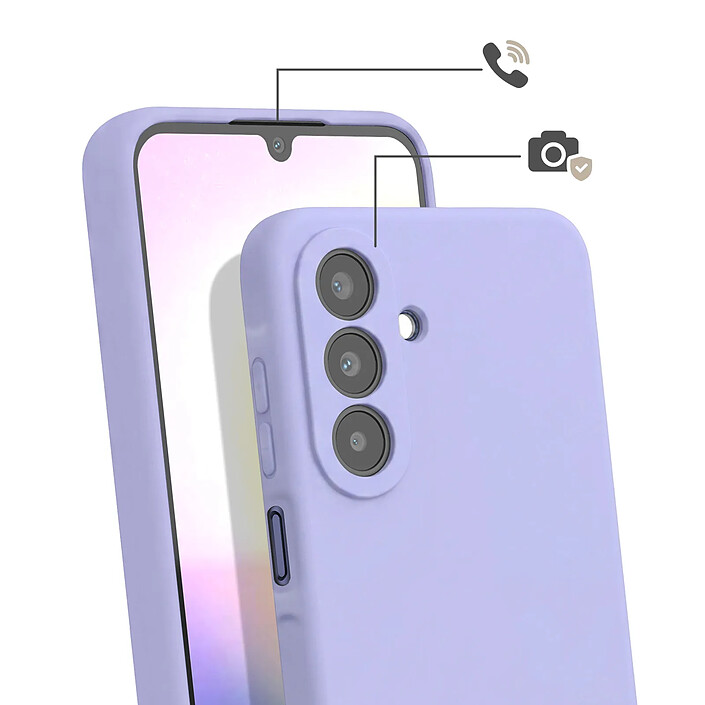 Avis Avizar Coque pour Samsung Galaxy A25 5G en Silicone avec Cordon Tour de Cou
