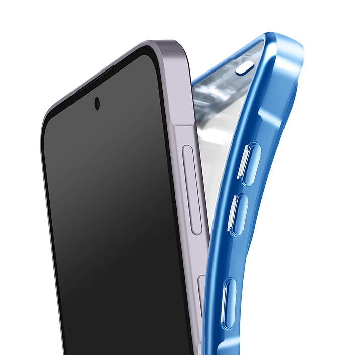 Avizar Coque pour Galaxy A57 MagSafe Souple Antichocs avec Contour Chromé pas cher