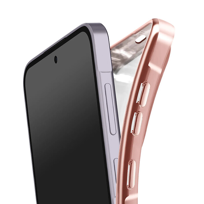 Avizar Coque pour Galaxy A57 MagSafe Souple Antichocs avec Contour Chromé pas cher