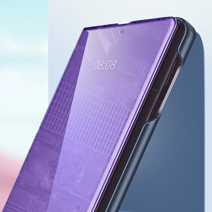 Acheter Avizar Étui Clapet Miroir pour Galaxy Z Fold8 Effet Cuir avec Support Mains-Libres