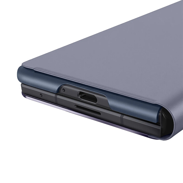 Avizar Étui Clapet Miroir pour Galaxy Z Fold8 Ultra Effet Cuir avec Support Mains-Libres pas cher