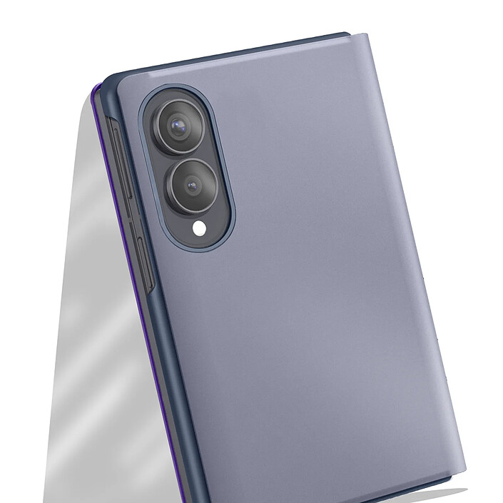 Avis Avizar Étui Clapet Miroir pour Galaxy Z Fold8 Effet Cuir avec Support Mains-Libres