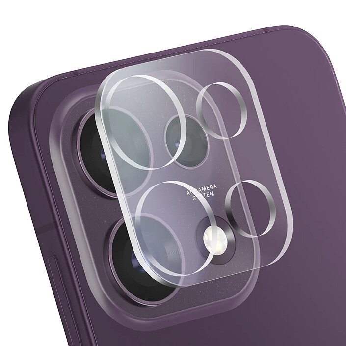 iMak Protection d'Objectifs Caméra pour Oppo Reno 16F / 16 FS en Verre Trempé Transparent