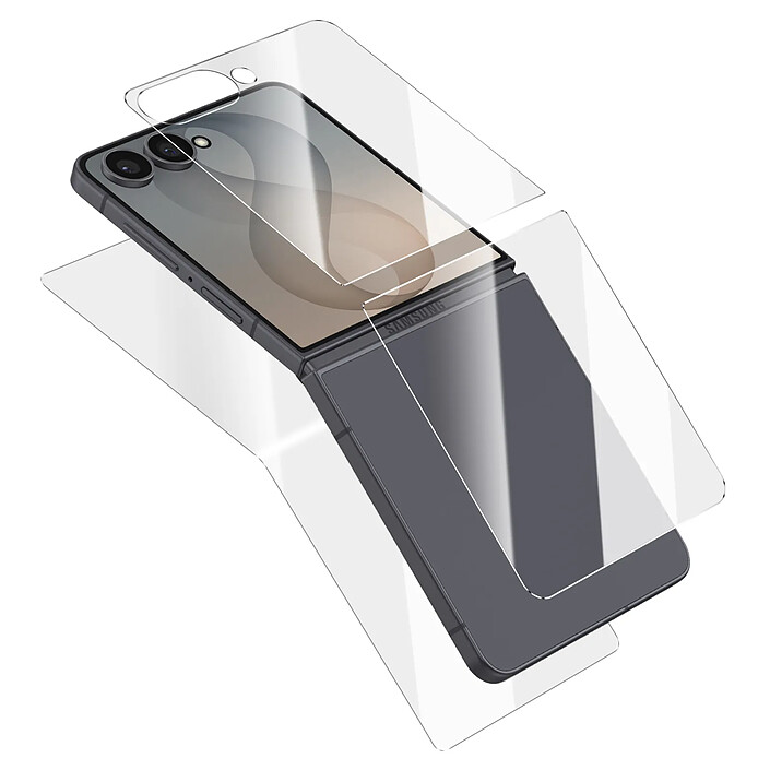 Avizar Protections d' Écran pour  Galaxy Z Flip 8 Hydrogel Externe / Interne / Dos