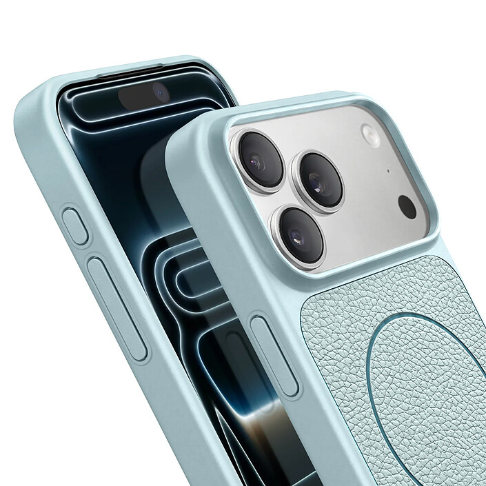 Avis Avizar Coque MagSafe pour iPhone 17 Pro Max Bi-Matière Antichoc Texture Cuir