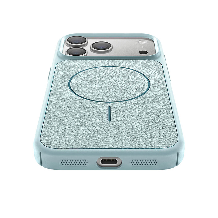 Acheter Avizar Coque MagSafe pour iPhone 17 Pro Max Bi-Matière Antichoc Texture Cuir