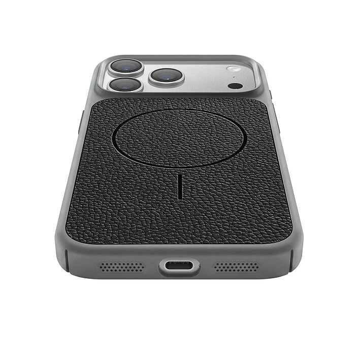 Acheter Avizar Coque MagSafe pour iPhone 17 Pro Max Bi-Matière Antichoc Texture Cuir