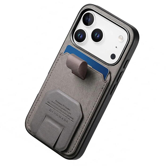 Avis Avizar Coque pour iPhone 17 Pro Max Effet Tissu avec Support et Porte-Cartes
