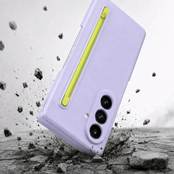 Acheter Coque pour Galaxy Z Fold 8 Ultra Intégrale 360° Finition Mat avec Stylet Violet