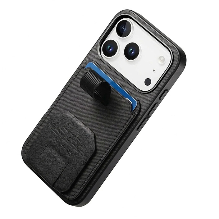 Avis Avizar Coque pour iPhone 17 Pro Max Effet Tissu avec Support et Porte-Cartes