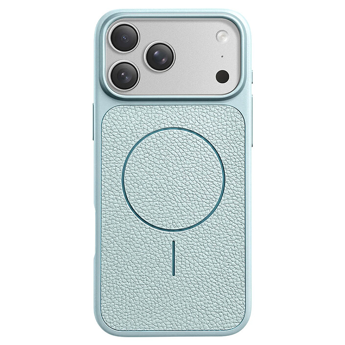 Avizar Coque MagSafe pour iPhone 17 Pro Max Bi-Matière Antichoc Texture Cuir