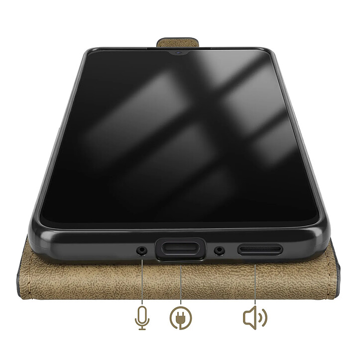 Acheter Avizar Étui à Clapet Vertical pour Galaxy A26 Magnétique avec Porte-carte Intégré