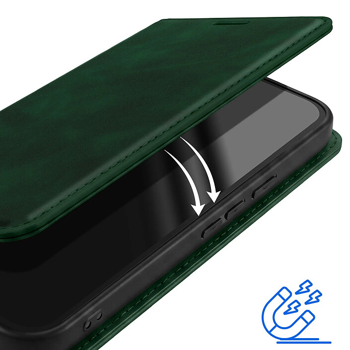 Avis Avizar Étui Portefeuille pour Google Pixel 11 / 11 Pro Effet Daim avec Support