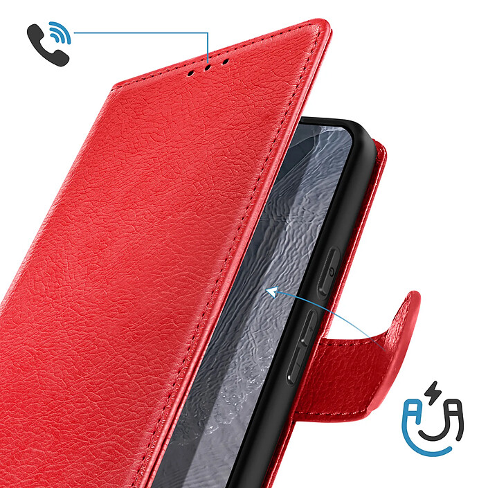 Avis Avizar Étui Portefeuille pour Pixel 11 Pro XL Série Chesterfield avec Fonction Support