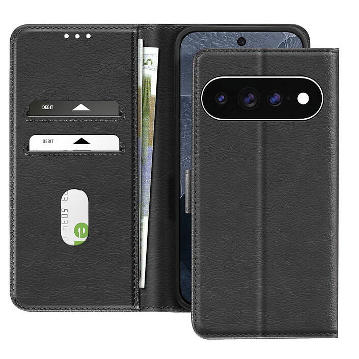 Avizar Étui Portefeuille pour Pixel 11 Pro XL Série Chesterfield avec Fonction Support