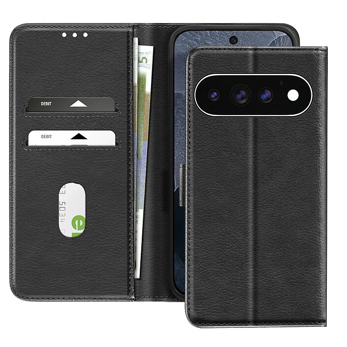 Avizar Étui Portefeuille pour Pixel 11 / 11 Pro Série Chesterfield avec Fonction Support