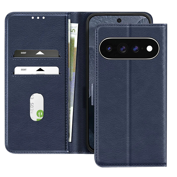 Avizar Étui Portefeuille pour Pixel 11 Pro XL Série Chesterfield avec Fonction Support