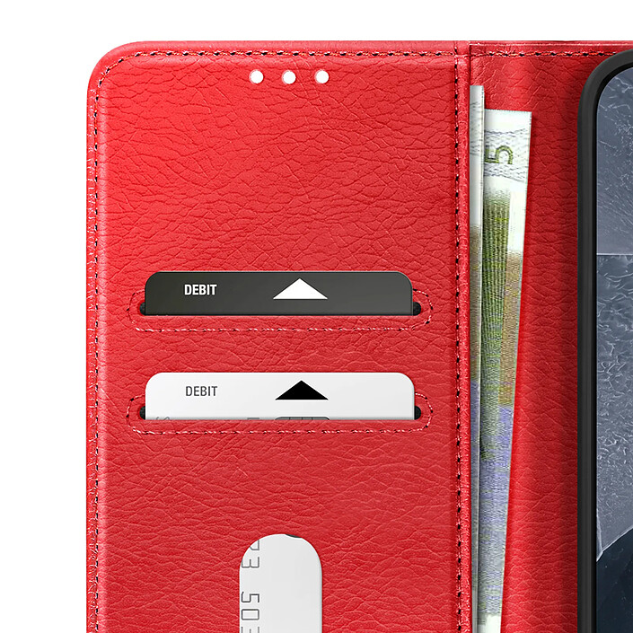Avizar Étui Portefeuille pour Pixel 11 Pro XL Série Chesterfield avec Fonction Support pas cher